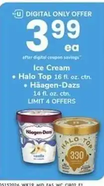 Safeway Ice Cream offer