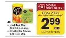 Safeway 4C Iced Tea Mix / Drink Mix Sticks offer
