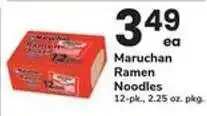 Safeway Maruchan Ramen Noodles offer