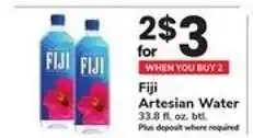 Safeway FIJI Artesian Water offer