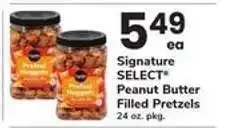 Safeway Signature SELECT Peanut Butter Filled Pretzels offer