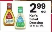 Safeway Ken's Salad Dressing offer