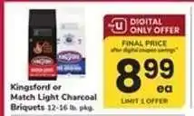 Safeway Kingsford or Match Light Charcoal Briquets offer