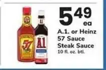 Safeway A.1. or Heinz 57 Sauce offer
