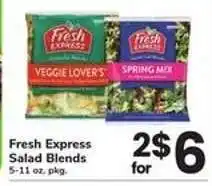 Safeway Fresh Express Salad Blends offer