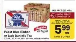 Safeway Pabst Blue Ribbon or Jack Daniel's Tea offer