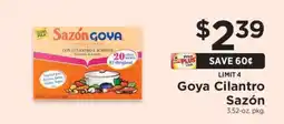 ShopRite Goya Cilantro Sazón offer