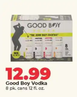 Hy-Vee Good Boy Vodka offer