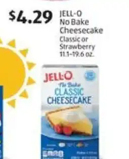 Aldi Jell-O No Bake Cheesecake offer