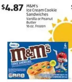 Aldi M&M's Ice Cream Cookie Sandwiches offer