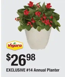 The Home Depot EXCLUSIVE #14 Annual Planter offer