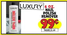 Ollie's LUXURY NAIL POLISH REMOVER offer
