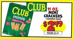 Ollie's CLUB MINI CRACKERS offer