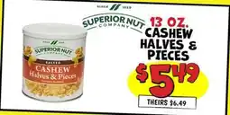 Ollie's SUPERIOR NUT CASHEW HALVES & PIECES offer