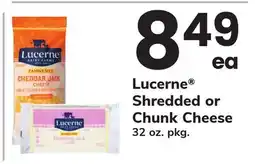 ACME Lucerne Shredded or Chunk Cheese offer