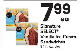 ACME Signature SELECT Vanilla Ice Cream Sandwiches offer