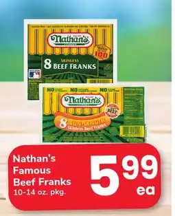 ACME Nathan's Famous Beef Franks offer