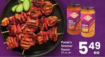 ACME Patak's Simmer Sauce offer