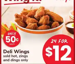ACME Deli Wings offer