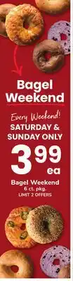 ACME Bagel Weekend offer