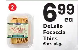 ACME DeLallo Focaccia Thins offer