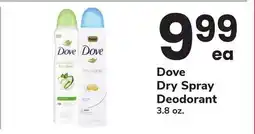 ACME Dove Dry Spray Deodorant offer