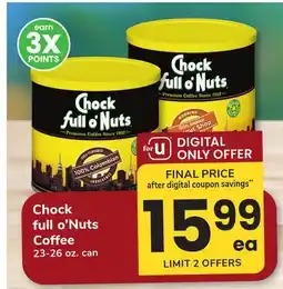 ACME Chock full o'Nuts Coffee offer