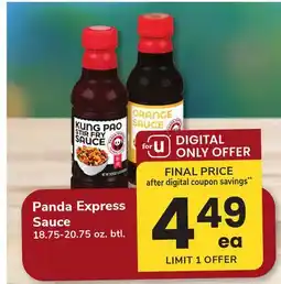 ACME Panda Express Sauce offer