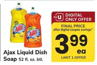 ACME Ajax Liquid Dish Soap offer
