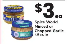 ACME Spice World Minced or Chopped Garlic offer