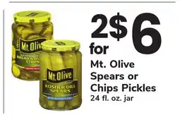 ACME Mt. Olive Spears or Chips Pickles offer