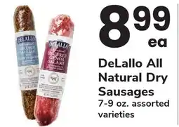 ACME DeLallo All Natural Dry Sausages offer