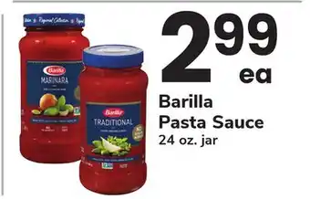ACME Barilla Pasta Sauce offer
