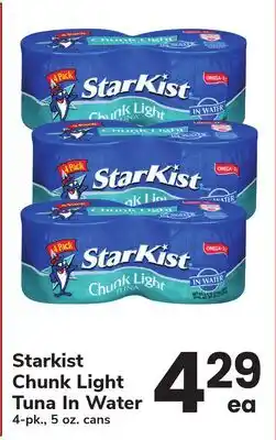 ACME Starkist Chunk Light Tuna In Water offer