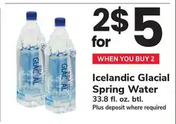 ACME Icelandic Glacial Spring Water offer