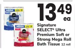 ACME Signature SELECT Ultra Premium Soft or Strong Mega Roll Bath Tissue offer