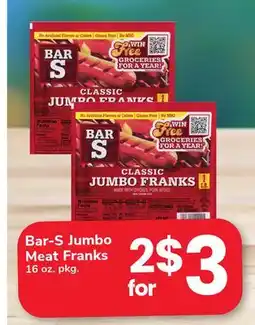 ACME Bar-S Jumbo Meat Franks offer