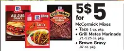 ACME McCormick Mixes offer
