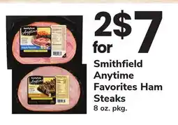 ACME Smithfield Anytime Favorites Ham Steaks offer