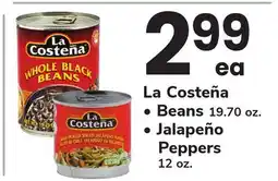 ACME La Costeña Beans 19.70 oz. Jalapeño Peppers 12 oz offer