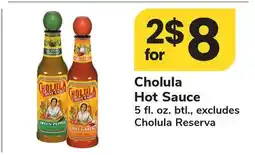 ACME Cholula Hot Sauce offer