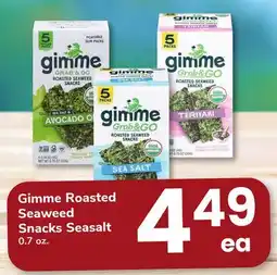 ACME Gimme Roasted Seaweed Snacks offer