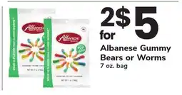 ACME Albanese Gummy Bears or Worms offer