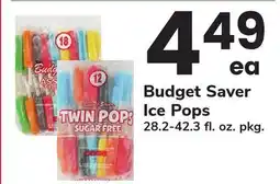 ACME Budget Saver Ice Pops offer