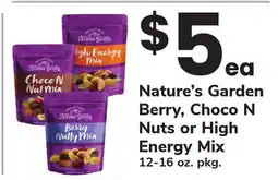 ACME Nature's Garden Berry, Choco N Nuts or High Energy Mix offer