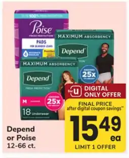 ACME Depend or Poise offer