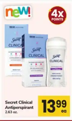 ACME Secret Clinical Antiperspirant offer