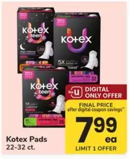 ACME Kotex Pads offer