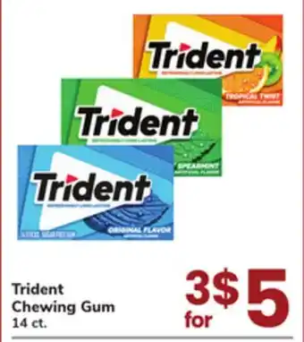 ACME Trident Chewing Gum offer