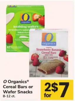 ACME O Organics Cereal Bars or Wafer Snacks offer